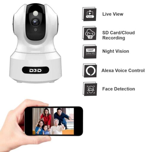 Best Wireless Security Camera System India 2021 | D3D Security WiFi Camera