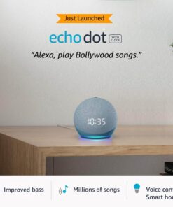 Best Smart Speaker In India 2021 | Echo Dot (4th Gen) with clock