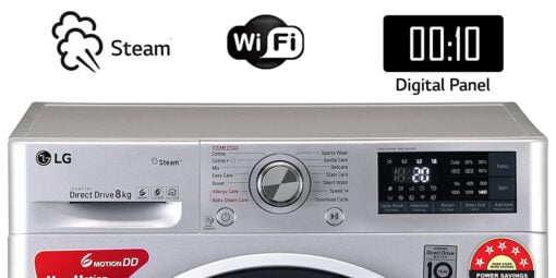 Buy Wifi Enabled Washing Machine India 2021 | LG 8 kg 5 Star