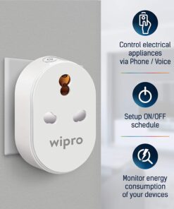 Smart Plug Price In India 2021 Wipro 16A with Energy Monitoring
