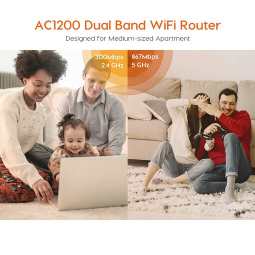 Best wifi router for multiple devices 2021| Tenda AC5 V3 AC1200